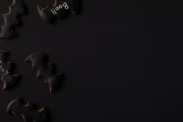 halloween bat cookies - Φωτογραφία, εικόνα