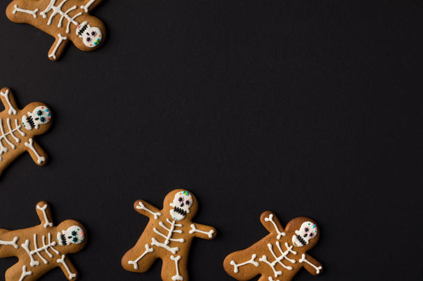 halloween skeleton cookies  - Photo, Image