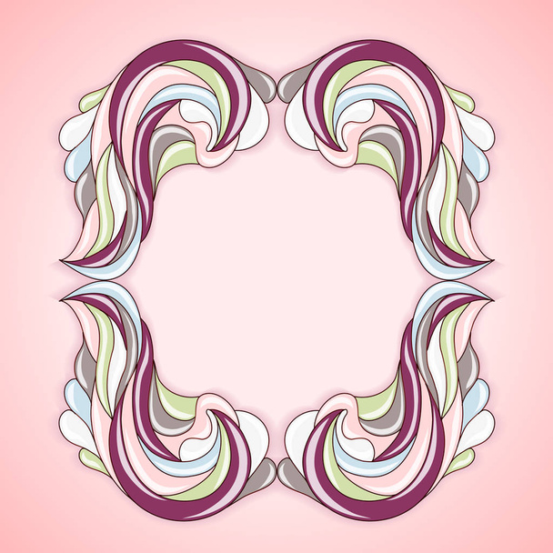 Abstract colorful frame. - Vector, Image