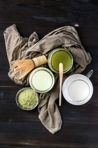 Green matcha tea - Foto, afbeelding
