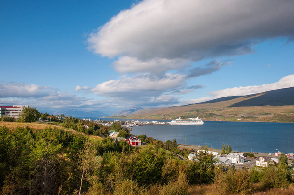 Town of Akureyri in Iceland - Zdjęcie, obraz