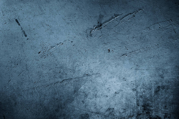 Mavi beton duvar - Fotoğraf, Görsel