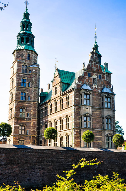 Rosenborg Castle in Copenhagen, Denmark. - Fotografie, Obrázek
