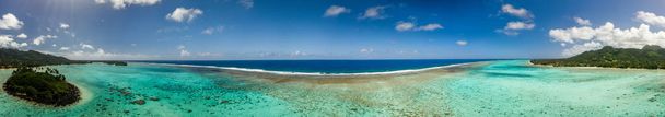 Polynésie Île Cook paradis tropical vue aérienne
 - Photo, image