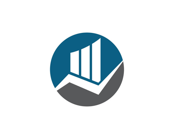 Negocios Finanzas logotipo profesional plantilla vector icono - Vector, imagen