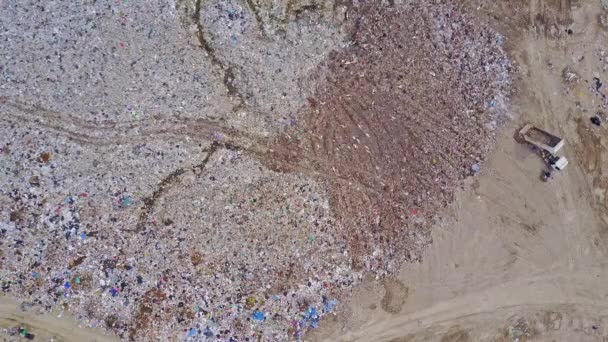 Aerial view of rubbish dump  - Footage, Video