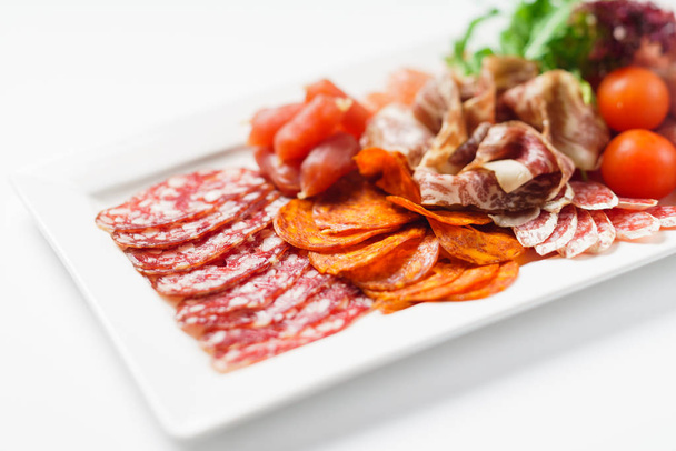 meat appetizers, isolated  - Photo, image
