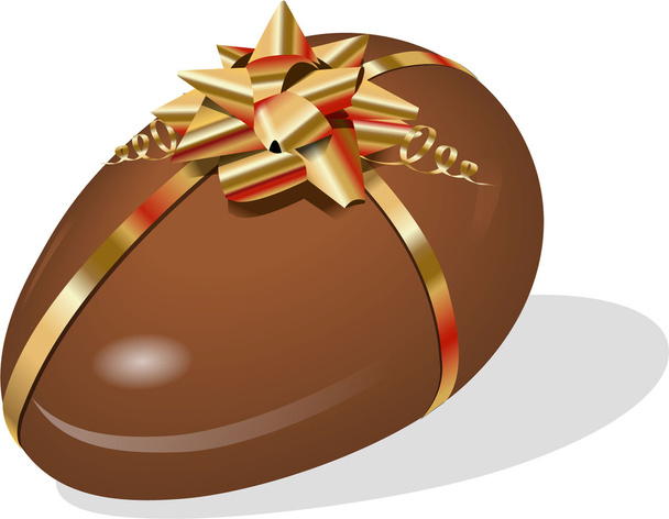 Chocolate easter egg - Vector, Image