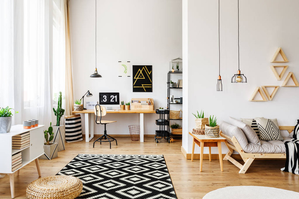 White apartment with creative design - Foto, Imagem