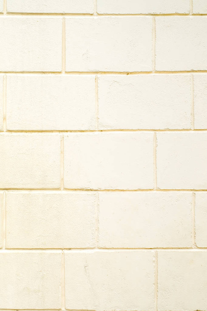 cream color brick stone wall texture background - Zdjęcie, obraz