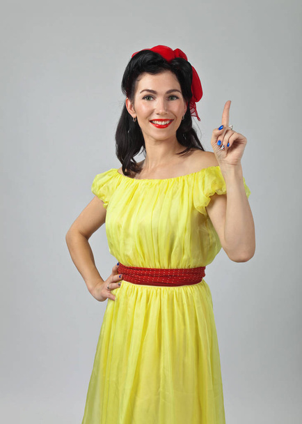 Beautiful  woman in pin up style . - Photo, Image