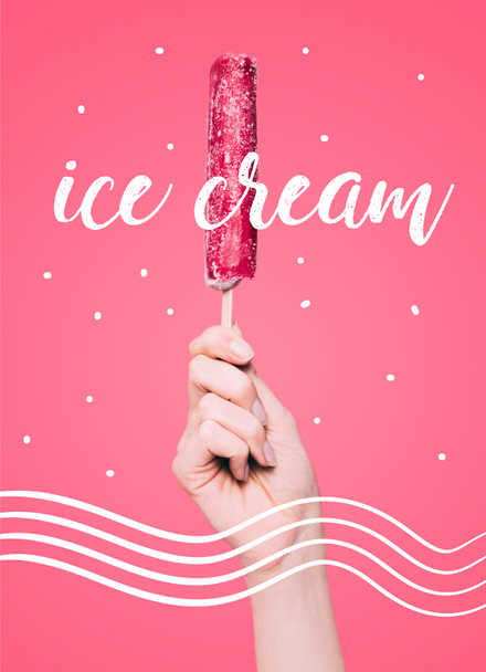 Crème glacée pour mains - Photo, image