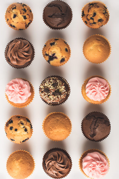 various sweet cupcakes - 写真・画像