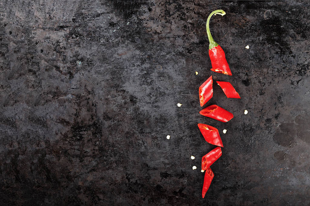 hot pepper slices - Foto, imagen