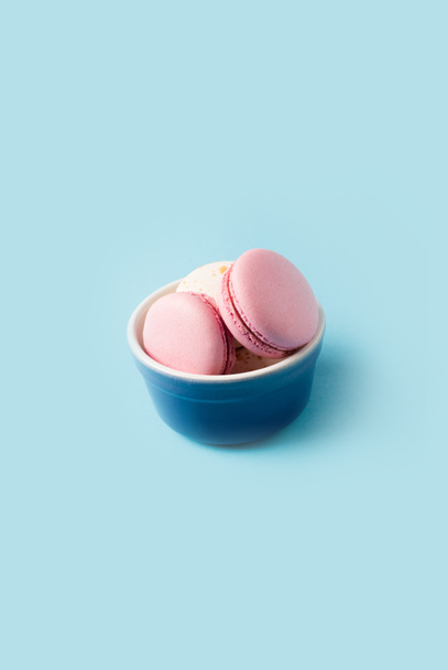 macarons in bowl - Foto, Imagem