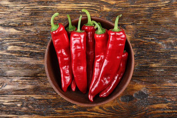 chili pepper in a plate - Foto, Imagem