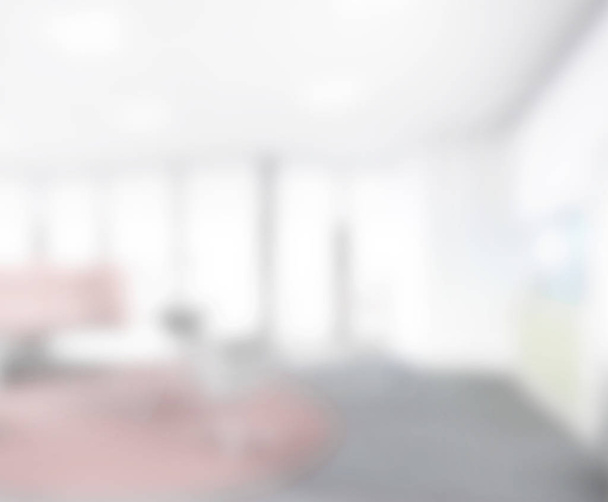 Abstract White Blur Interior Of Background - 写真・画像
