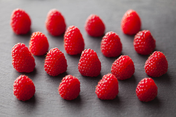 ripe red raspberries - Photo, Image