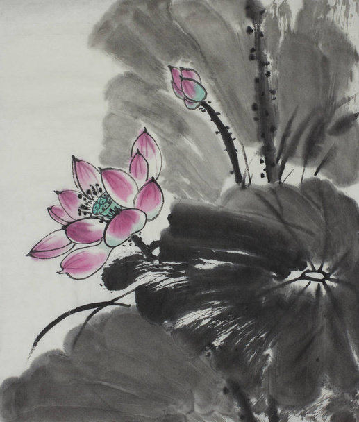 bright lotus flower - Foto, afbeelding