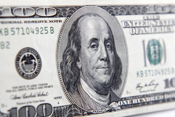 Benjamin Franklin on banknote - Photo, Image