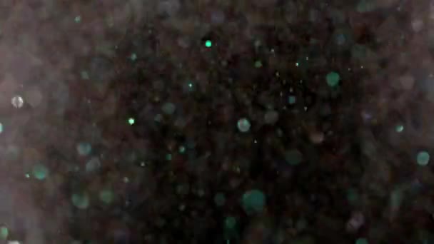 Realista Glitter Explodindo em fundo preto
. - Filmagem, Vídeo