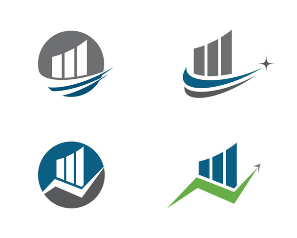 Business Finance ícone vetor modelo logotipo profissional - Vetor, Imagem