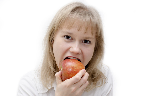 Taste an apple - Foto, Imagen