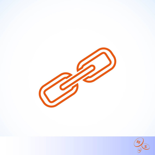 ikona spojení řetězu  - Vektor, obrázek