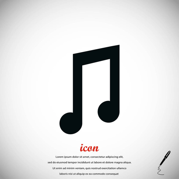 Icona vettoriale musicale
 - Vettoriali, immagini