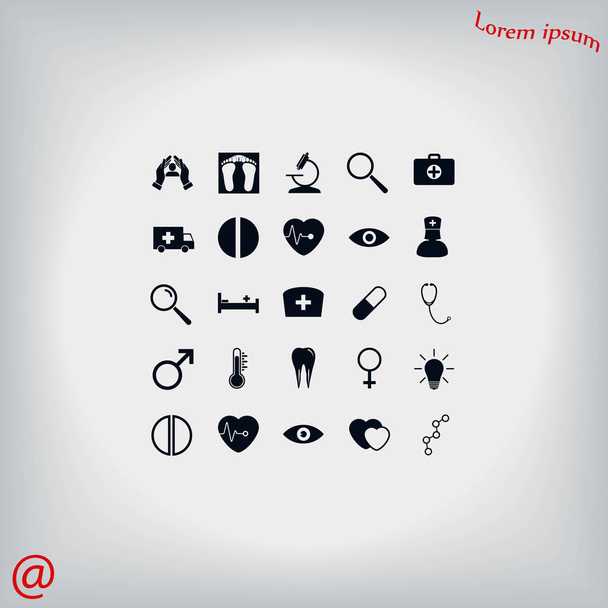 Vektor medizinischer Symbole - Vektor, Bild