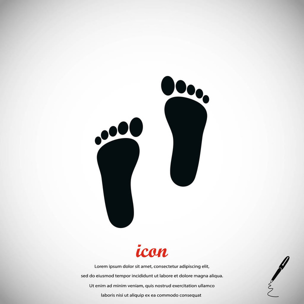 Noha vektorové ikony - Vektor, obrázek