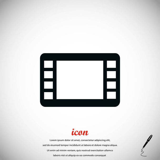 film film szalag vektor ikon - Vektor, kép