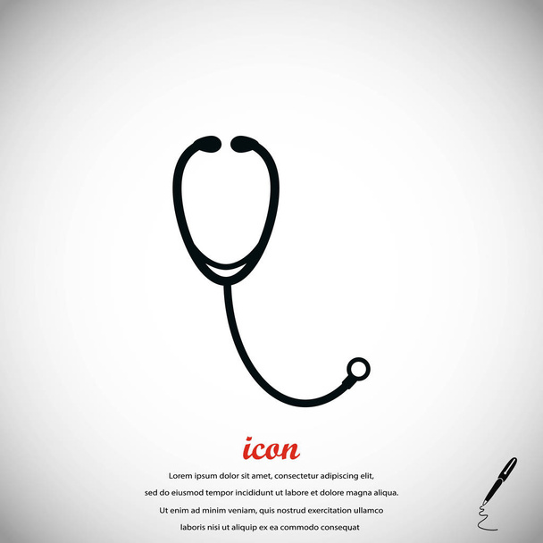 Stethoscope icon vector - Vector, Image