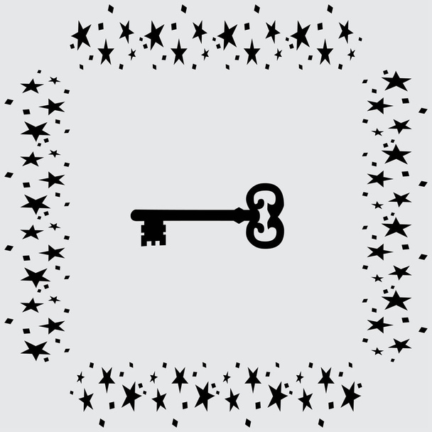 Icono clave ilustración
  - Vector, imagen