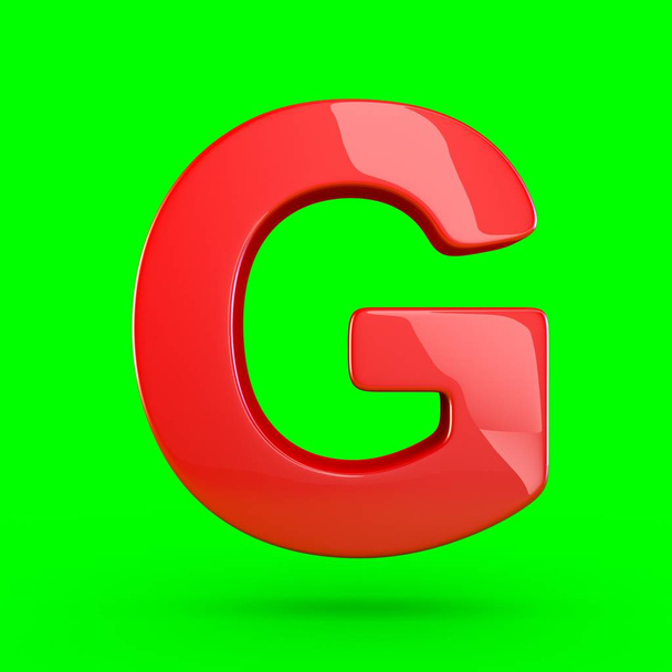 прописная красная буква G
 - Фото, изображение