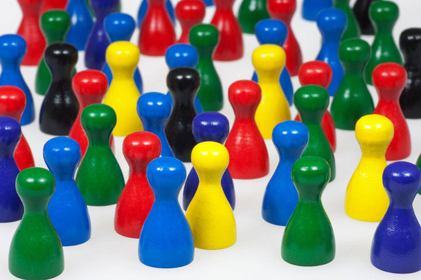 colorful game pawns - Photo, Image