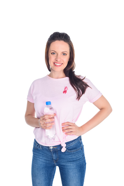 woman with bottle of water - Foto, Imagen