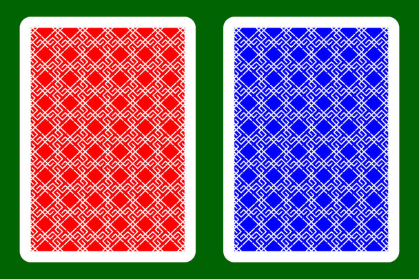 Playing Card Back  - Vector, Image
