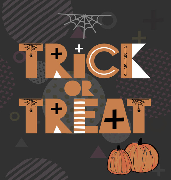 Happy halloween card  - Vector, Imagen