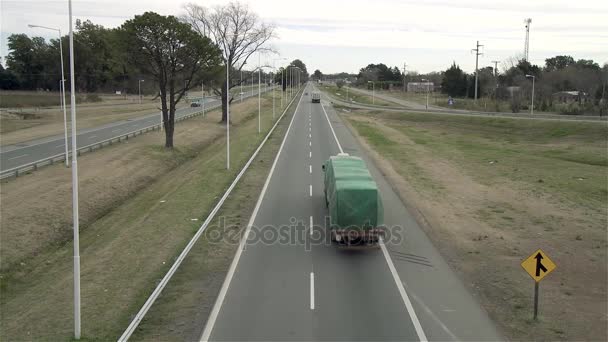 Trasa w prowincji Buenos Aires, Argentyna - Materiał filmowy, wideo