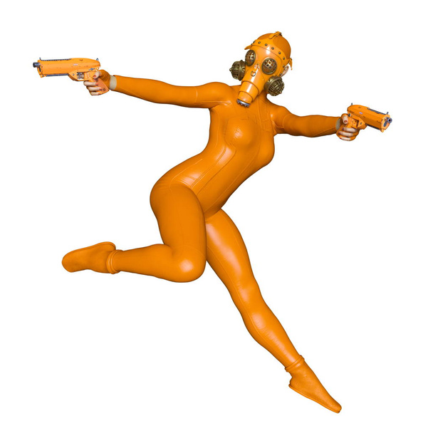 3D CG rendering of a super woman - Φωτογραφία, εικόνα