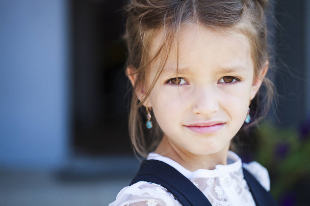 Portrait of a beautiful young little girl  - Valokuva, kuva