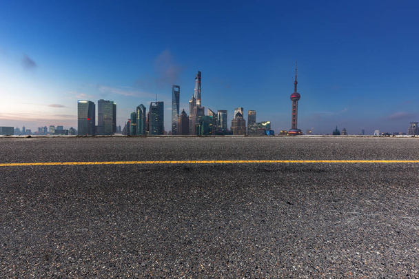 Çin Şangay Şehir Arkaplanı - Fotoğraf, Görsel