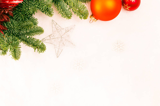Christmas Decoration On White - Фото, изображение