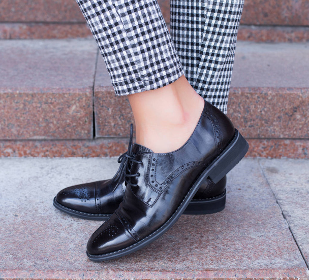  women's black shoes - Foto, Imagen