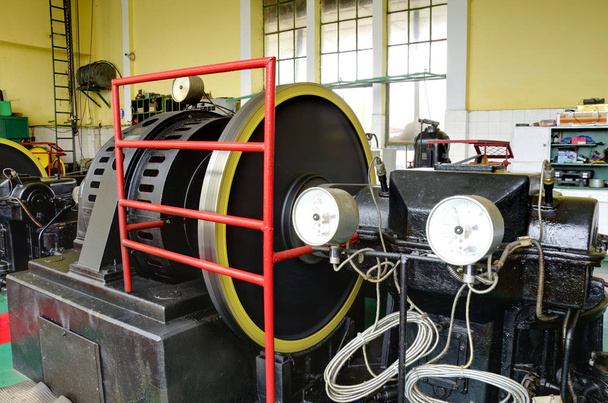 Machine room in power plant - Photo, Image