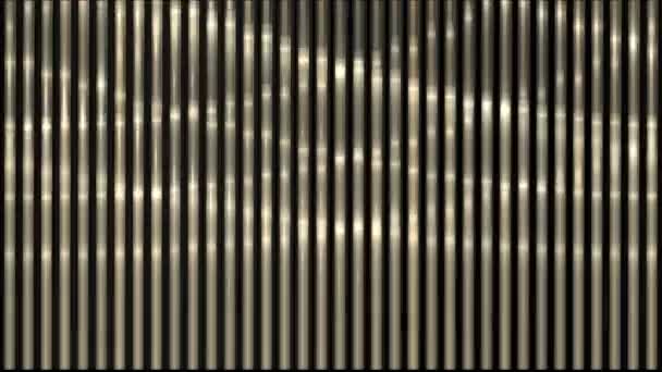 Luce ondulante 4k su strisce metalliche, ritmo di linee in acciaio inox, sfondo musicale vj
. - Filmati, video