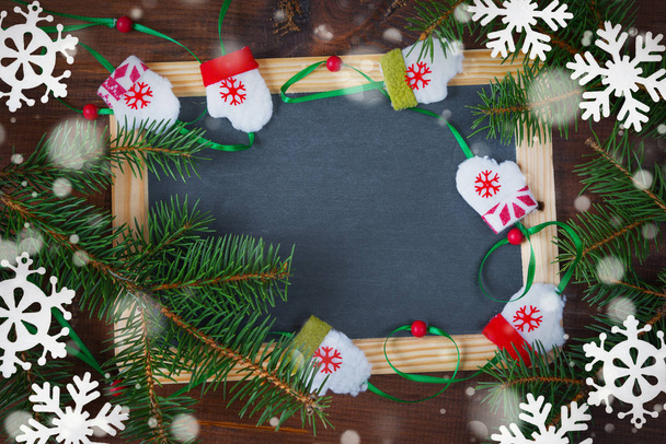 Christmas background with copy-space - Foto, Imagem