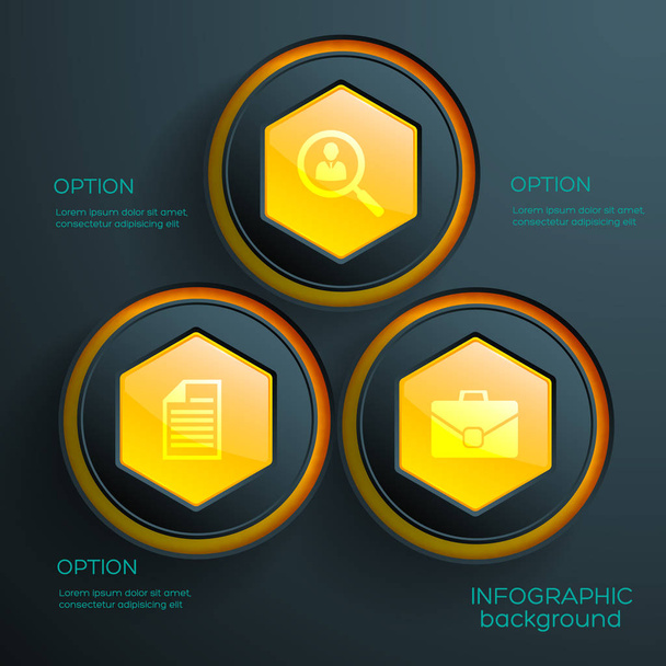 Abstract Infographic Concept - Vector, afbeelding