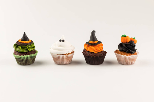 spooky halloween cupcakes - Foto, Imagen